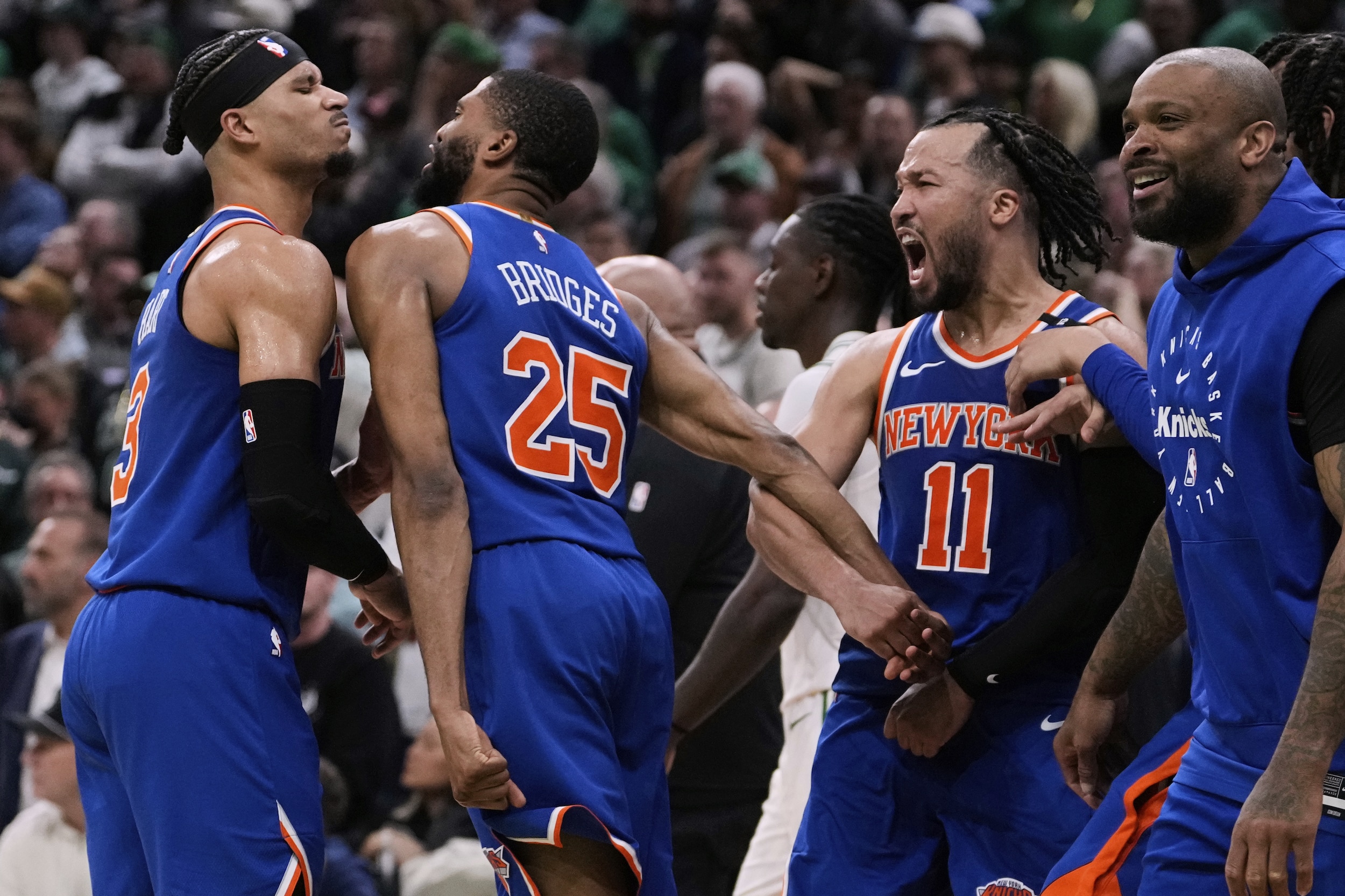 Knicks beat Celtics in OT Game 1 NBA playoffs