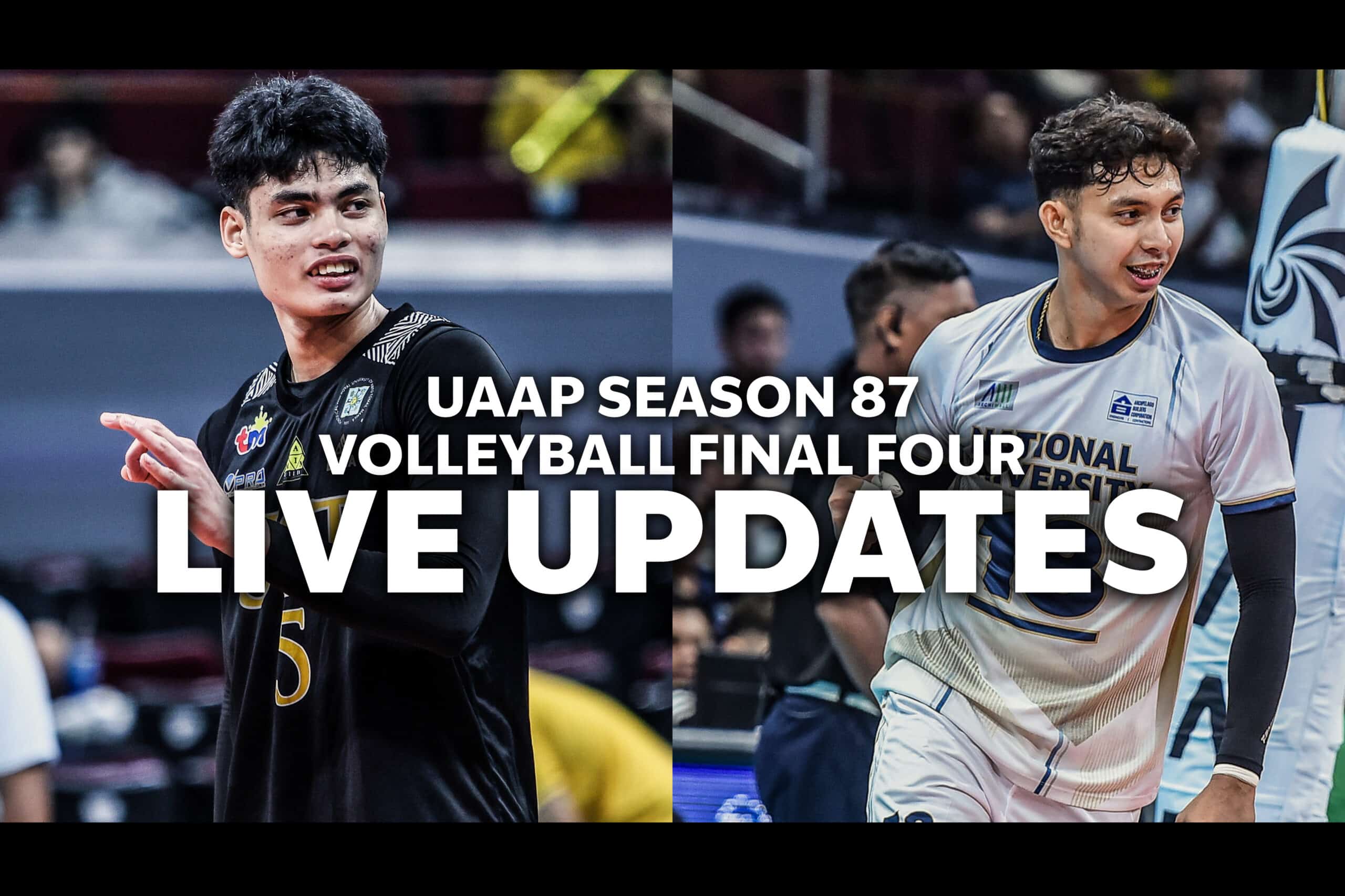 UAAP Season 87 men's volleyball Final Four - NU vs UST live updates, scores, photos, videos